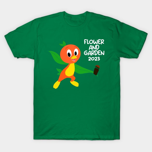 Orange bird T-Shirt by Hundred Acre Woods Designs